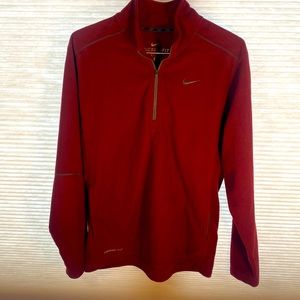 Nike size medium quarter zip fleece medium weight